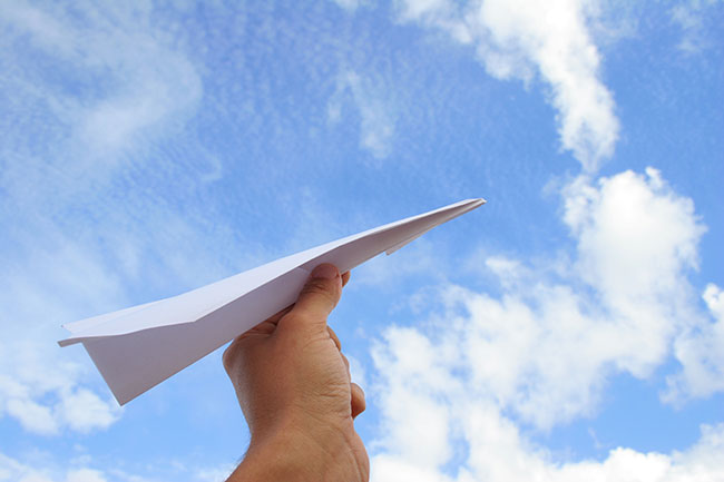 InForm paper plane